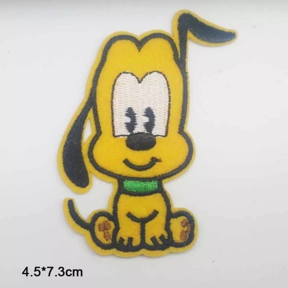 Pluto Iron On Patch Embroidered Clothes Patch - Picture 2 of 3